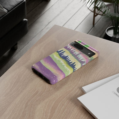 Limited Edition | Subliminals for good grades | Beautiful Abstract Landscape Phone Case – Nature Design Mobile Cover with Dual Protection