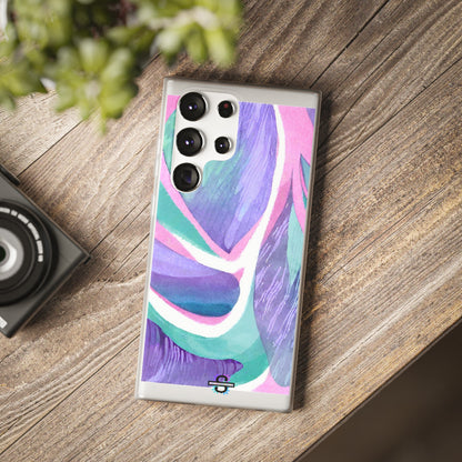 Purple Blue Green Pattern Phone cover