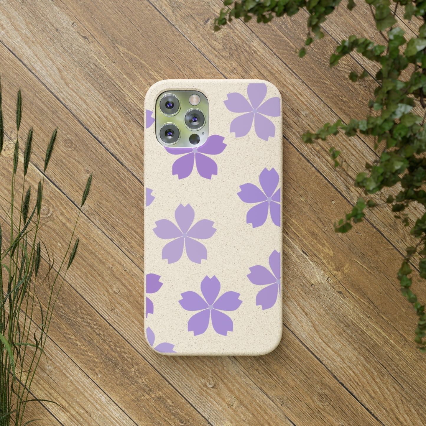 Eco friendly Purple Lavender Floral Design Phone case