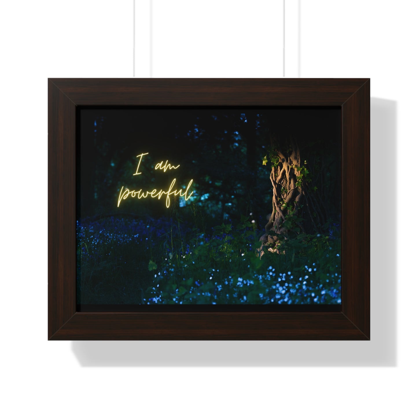 Motivational Poster | “I Am Powerful” | Inspiring Wall Art | Subliminal for feeling powerful