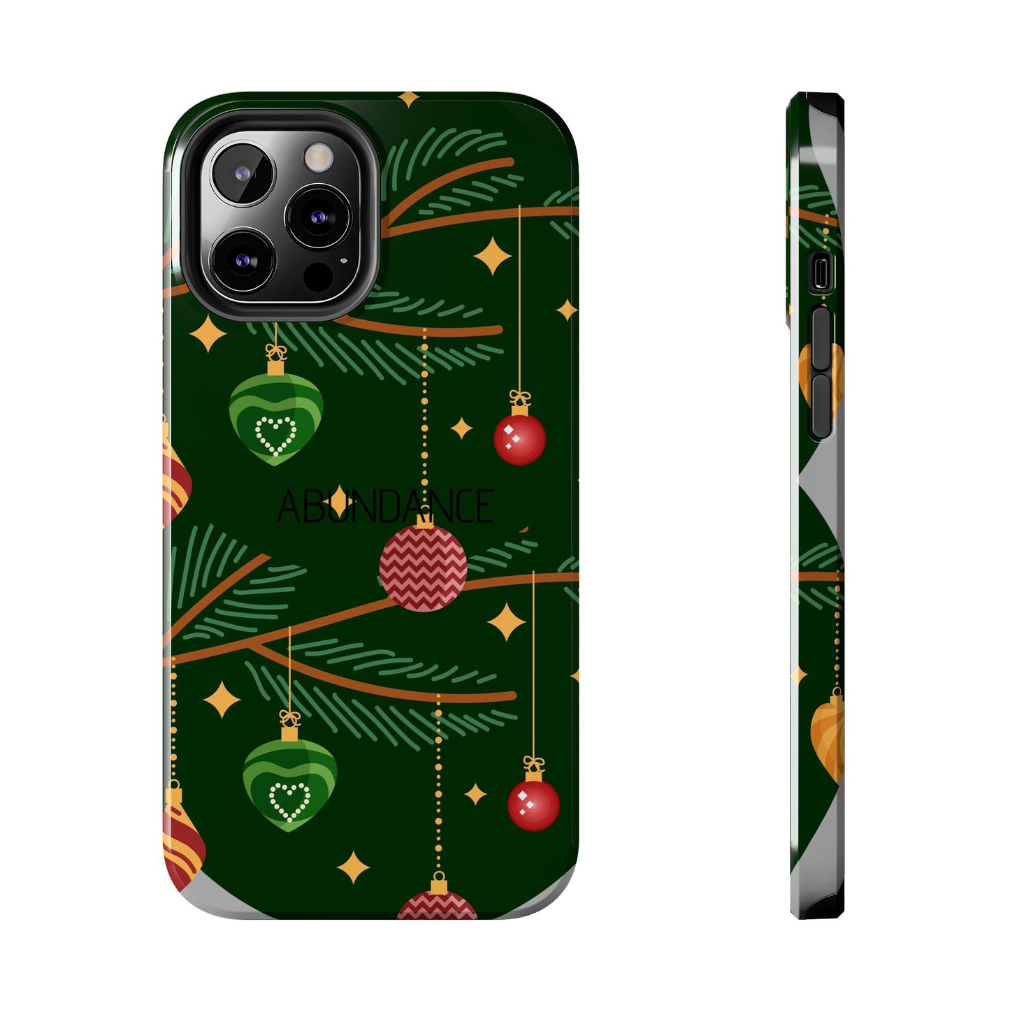 Cute Christmas print Mobile cover | Subliminal messaging to attract abundance| Manifest Abundance