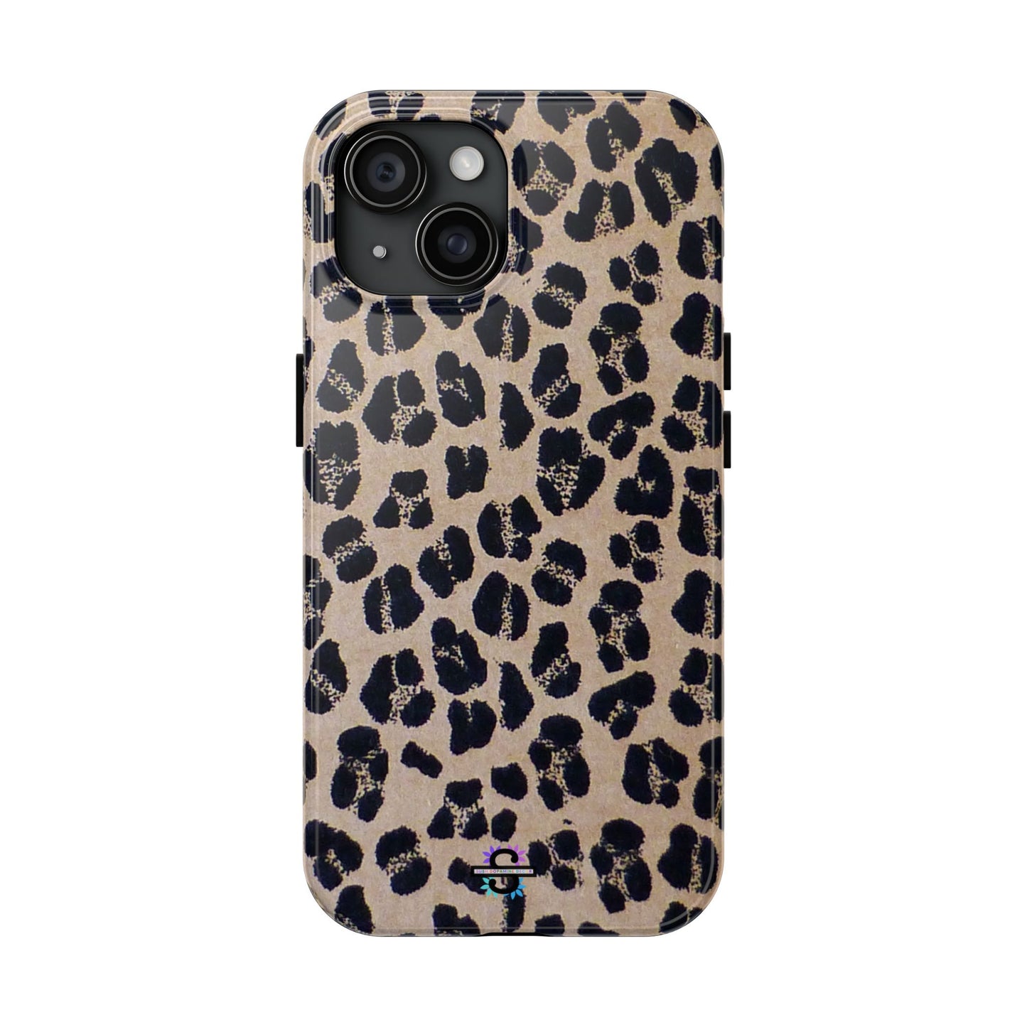 Black and Brown Mobile Cover, Leopard Print, Stylish Mobile Case, Accessories