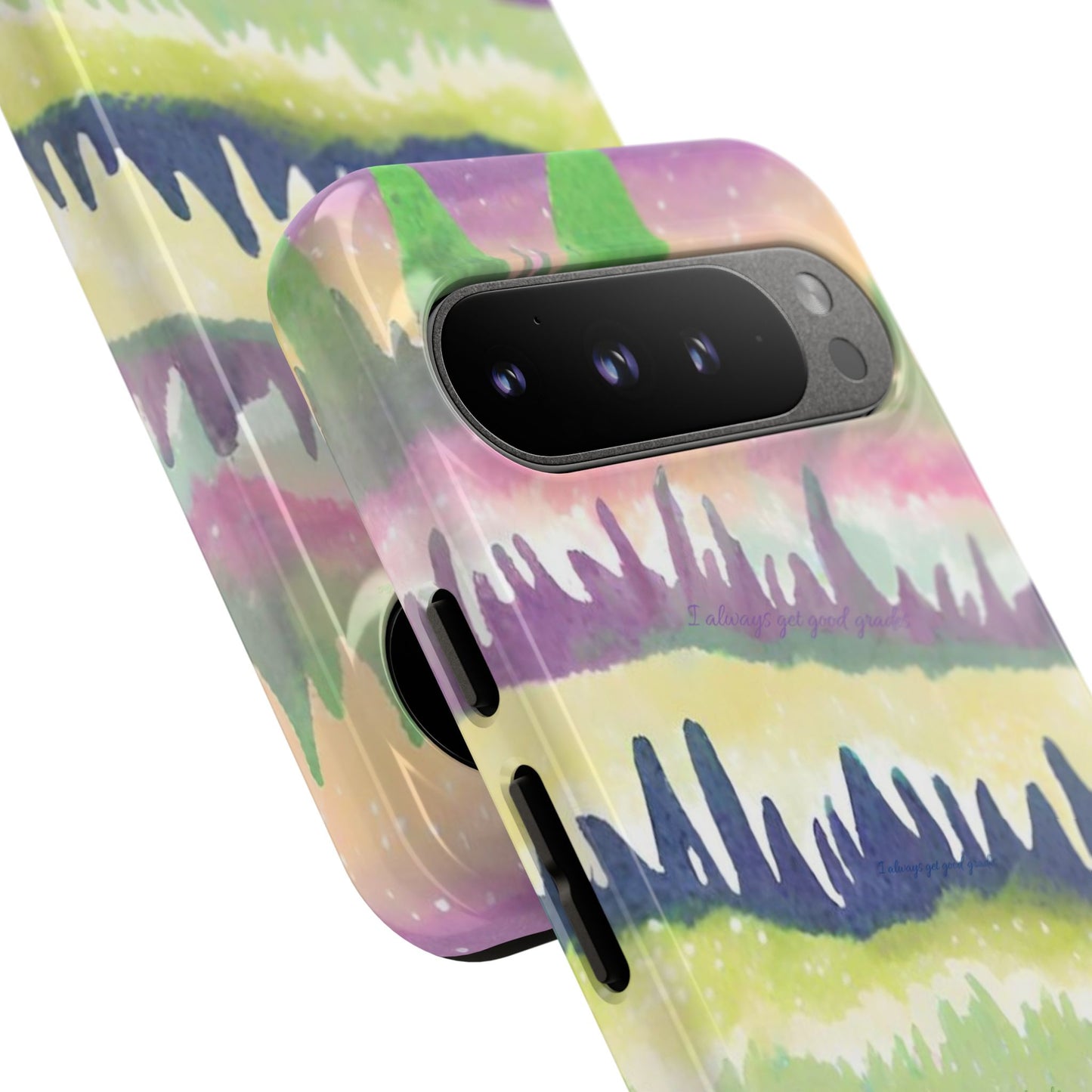 Limited Edition | Subliminals for good grades | Beautiful Abstract Landscape Phone Case – Nature Design Mobile Cover with Dual Protection