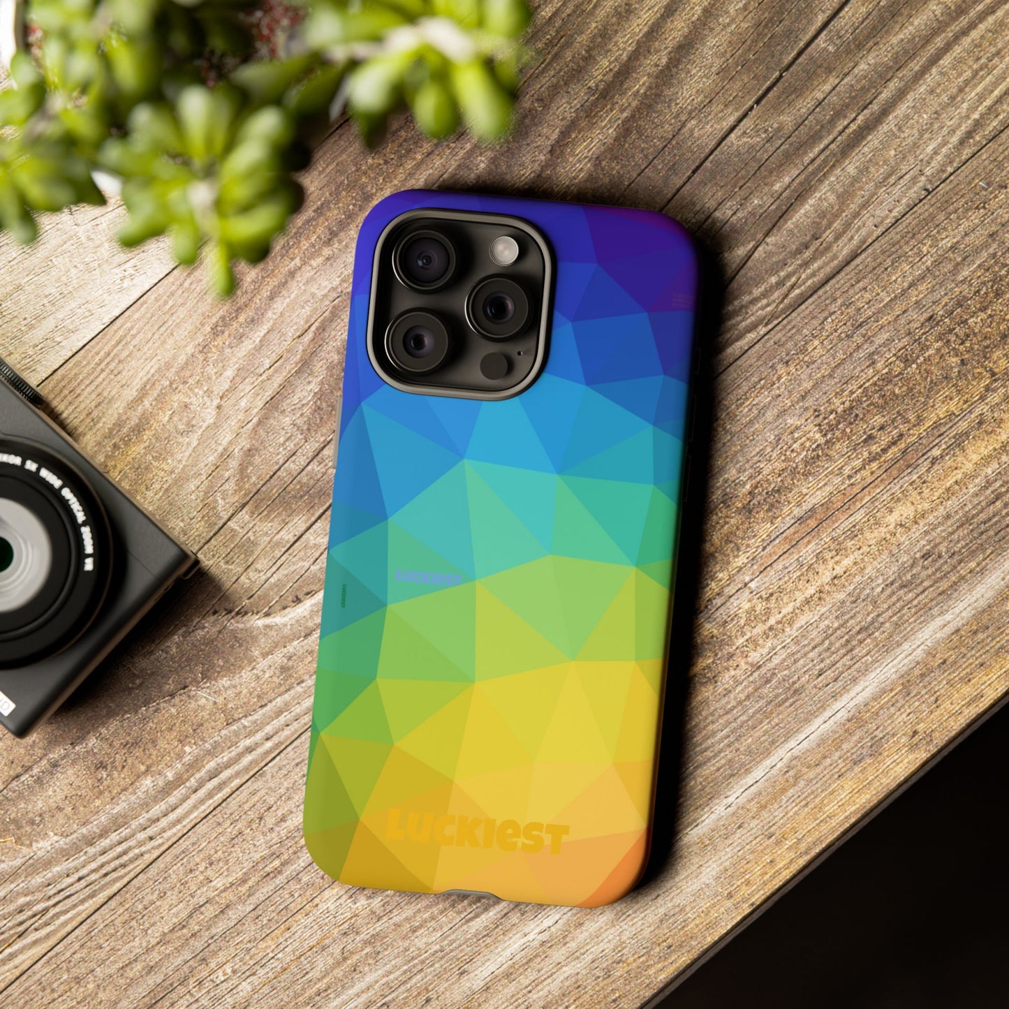 Chromatic Geometric Phone Cover | Mobile Cover  | Luckiest person alive subliminal