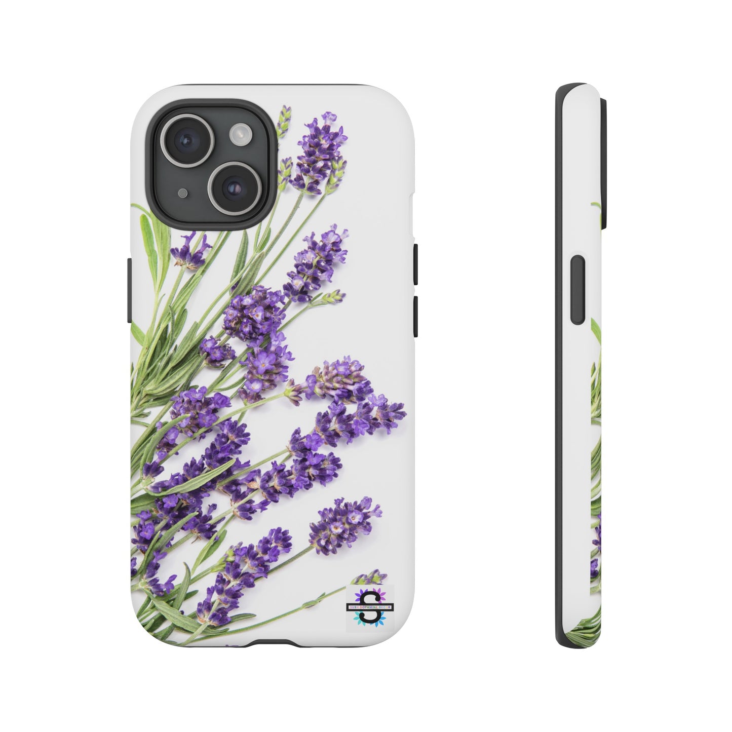 Lavender Print Hard Phone Cover, Mobile case