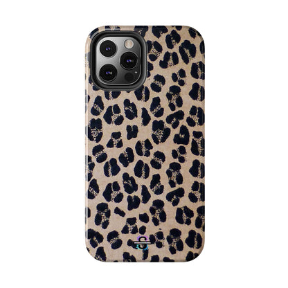 Black and Brown Mobile Cover, Leopard Print, Stylish Mobile Case, Accessories