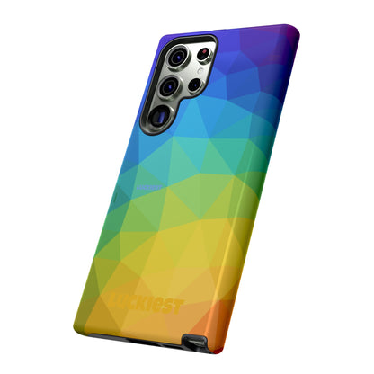 Chromatic Geometric Phone Cover | Mobile Cover  | Luckiest person alive subliminal