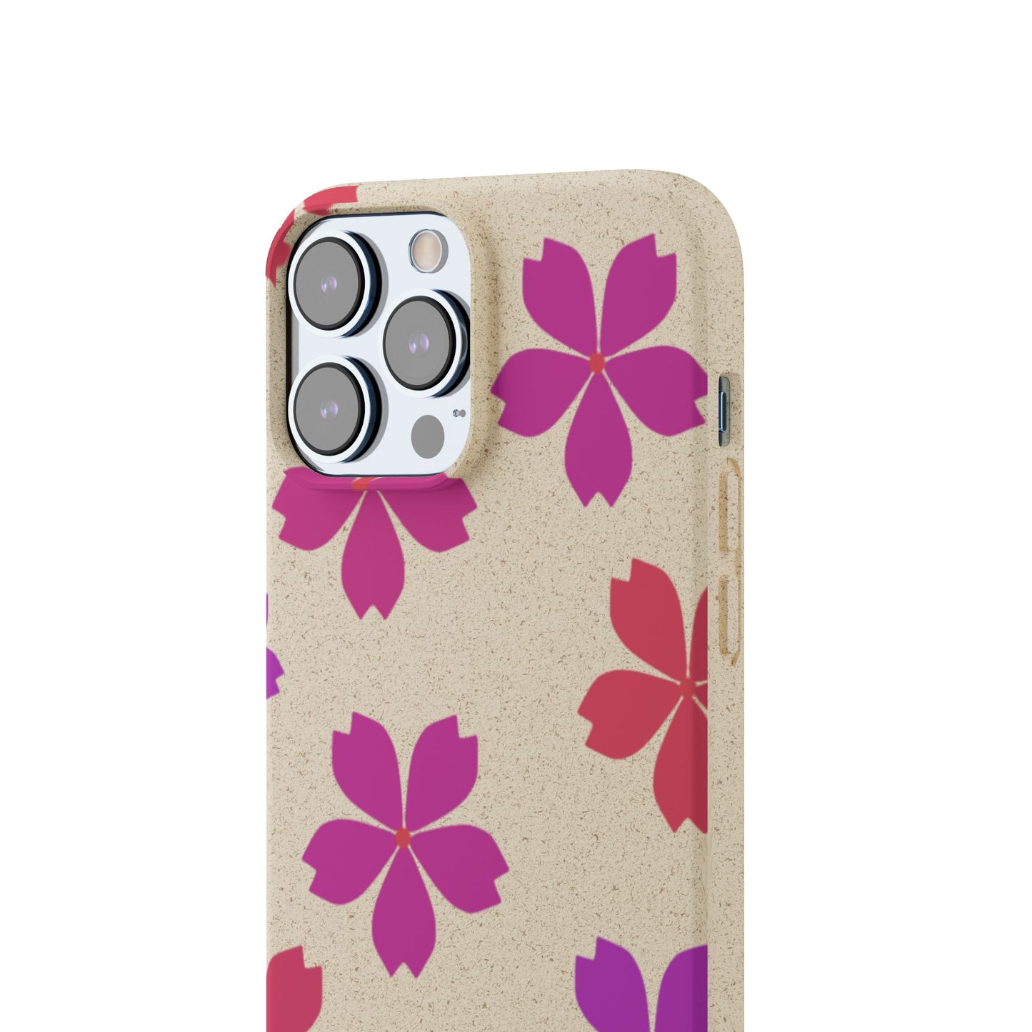 Eco friendly Red floral Phone case