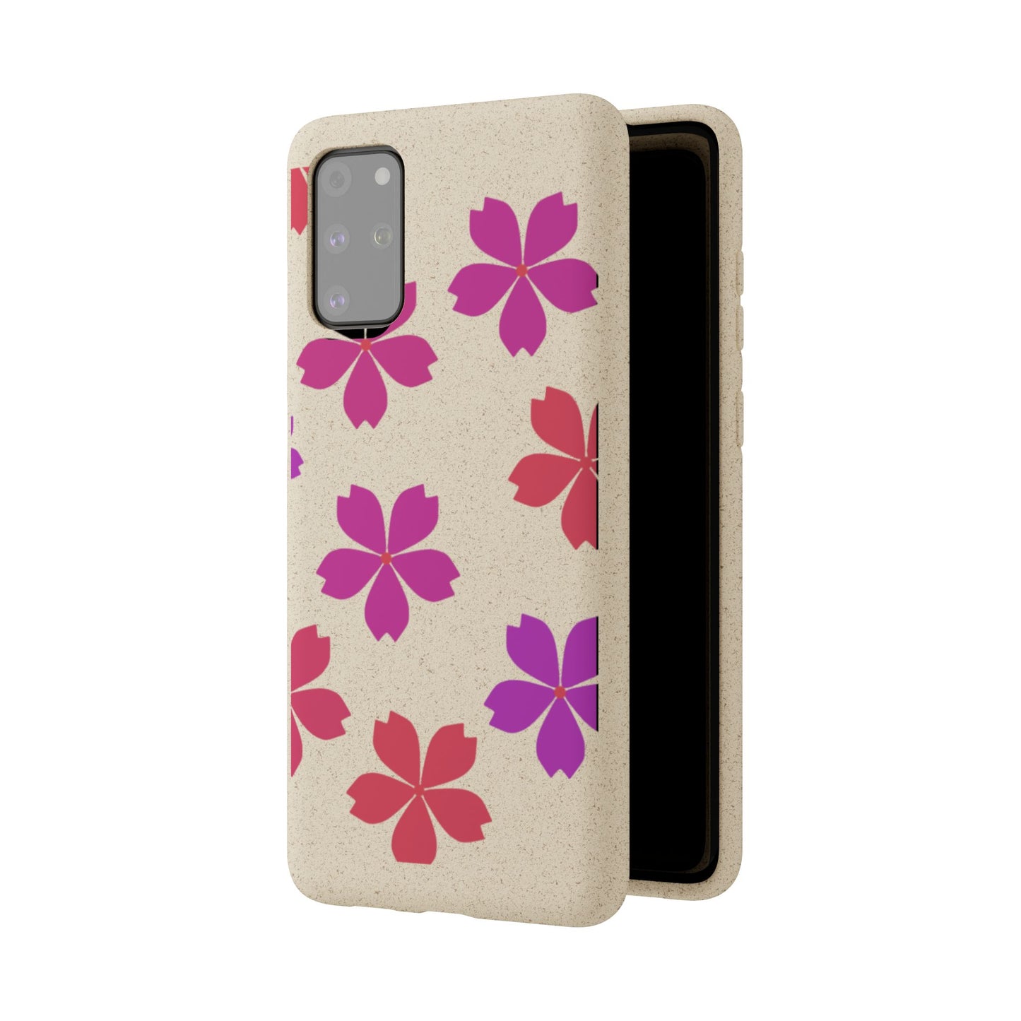 Eco friendly Red floral Phone case