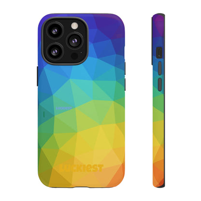 Chromatic Geometric Phone Cover | Mobile Cover  | Luckiest person alive subliminal