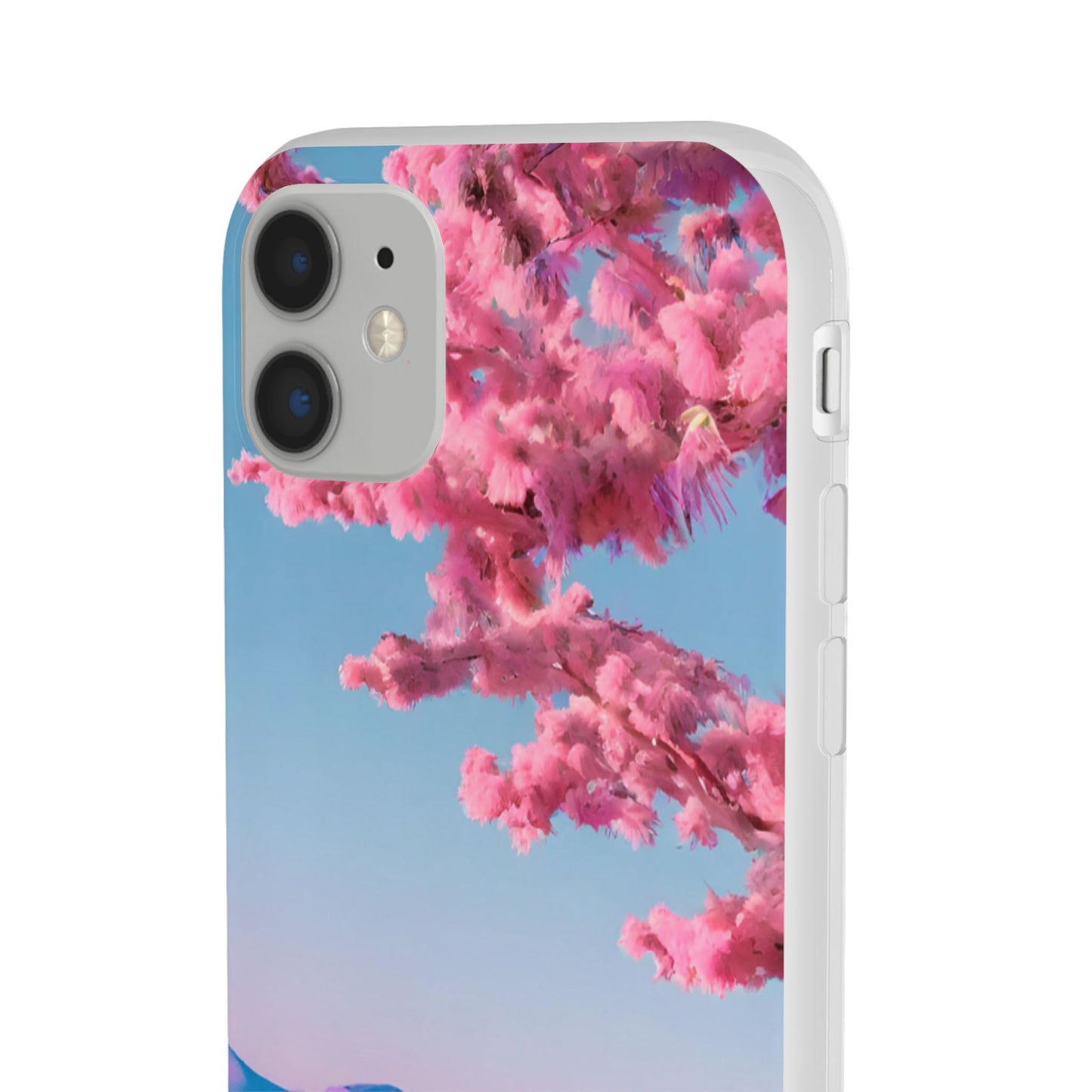 Flexi Pink landscape cherry blossom Phone case | Mobile cover