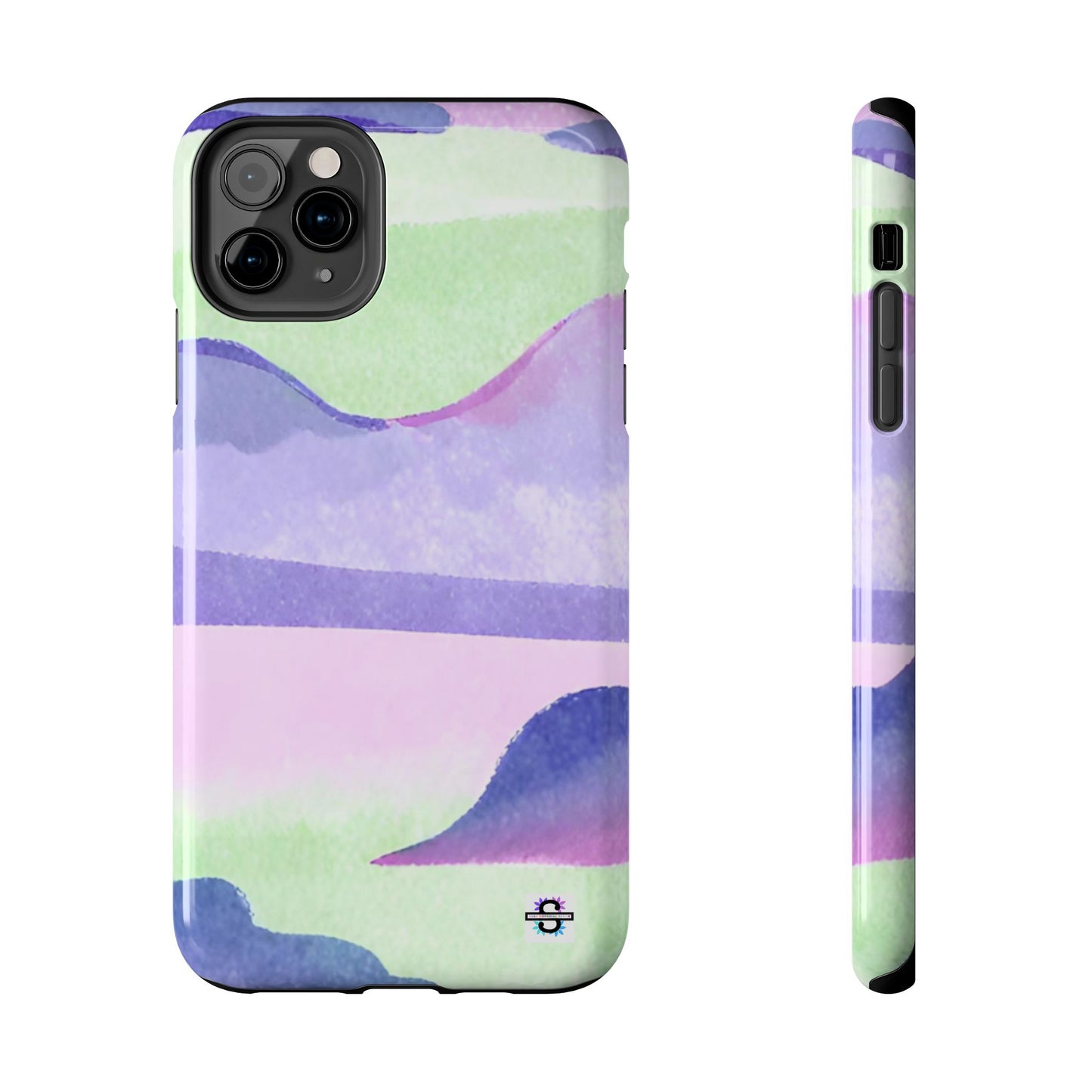Vibrant Defenders: Amazing Pink Green Purple Blue Tough Phone Case | Mobile covers