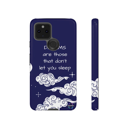 Limited Edition | Royal Blue Phone Case with Motivational Quote – Cloud Design Slim Protective Cover with Dual Layer Protection | Success Subliminals | Motivational Quote