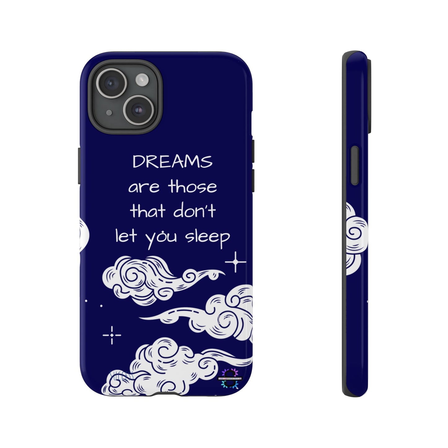 Limited Edition | Royal Blue Phone Case with Motivational Quote – Cloud Design Slim Protective Cover with Dual Layer Protection | Success Subliminals | Motivational Quote