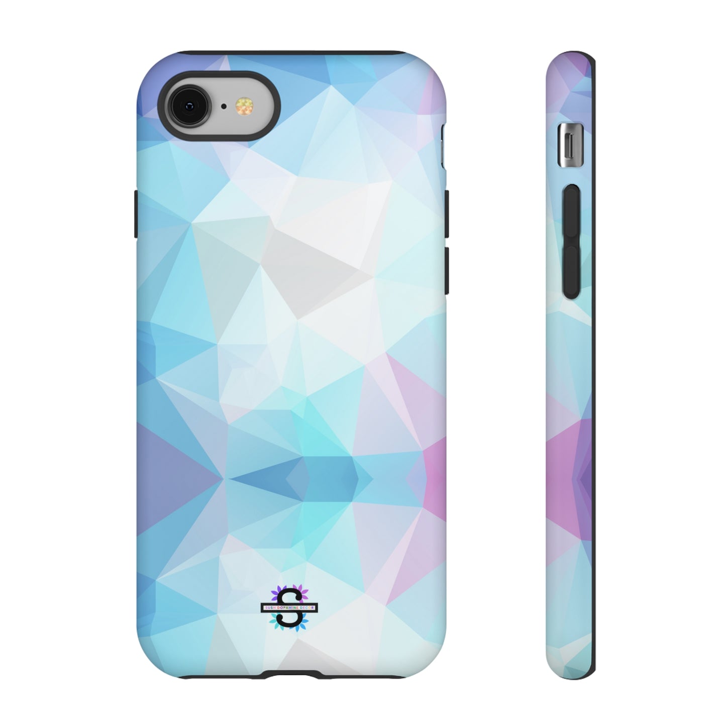 Geometric Blue Phone Cover