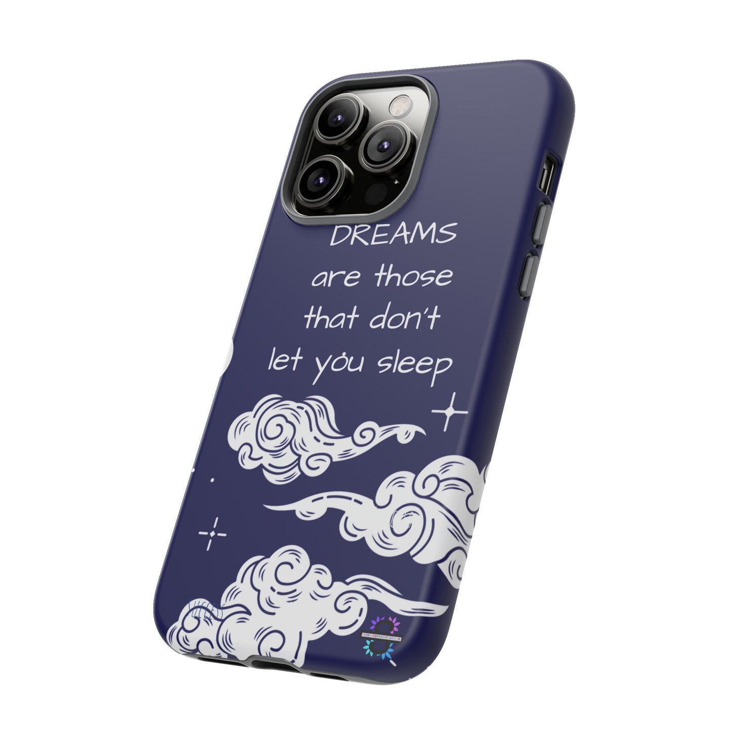 Limited Edition | Royal Blue Phone Case with Motivational Quote – Cloud Design Slim Protective Cover with Dual Layer Protection | Success Subliminals | Motivational Quote