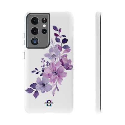 Limited Edition Floral Purple Phone Case | Prosperity Subliminals | Protective Hard Cover | Exclusive Collector's item