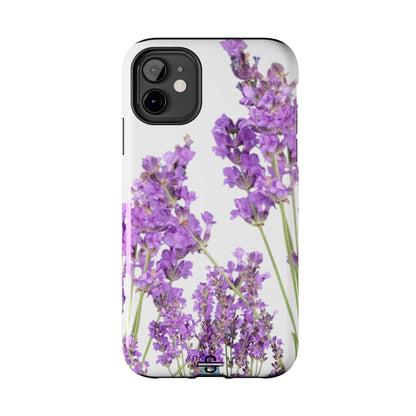 Purple Lavender print cute Phone Cover, Mobile case, iPhone 7 to iPhone15 AvailableSush Dopamine Decor