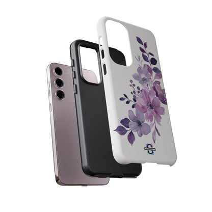 Limited Edition Floral Purple Phone Case | Prosperity Subliminals | Protective Hard Cover | Exclusive Collector's item