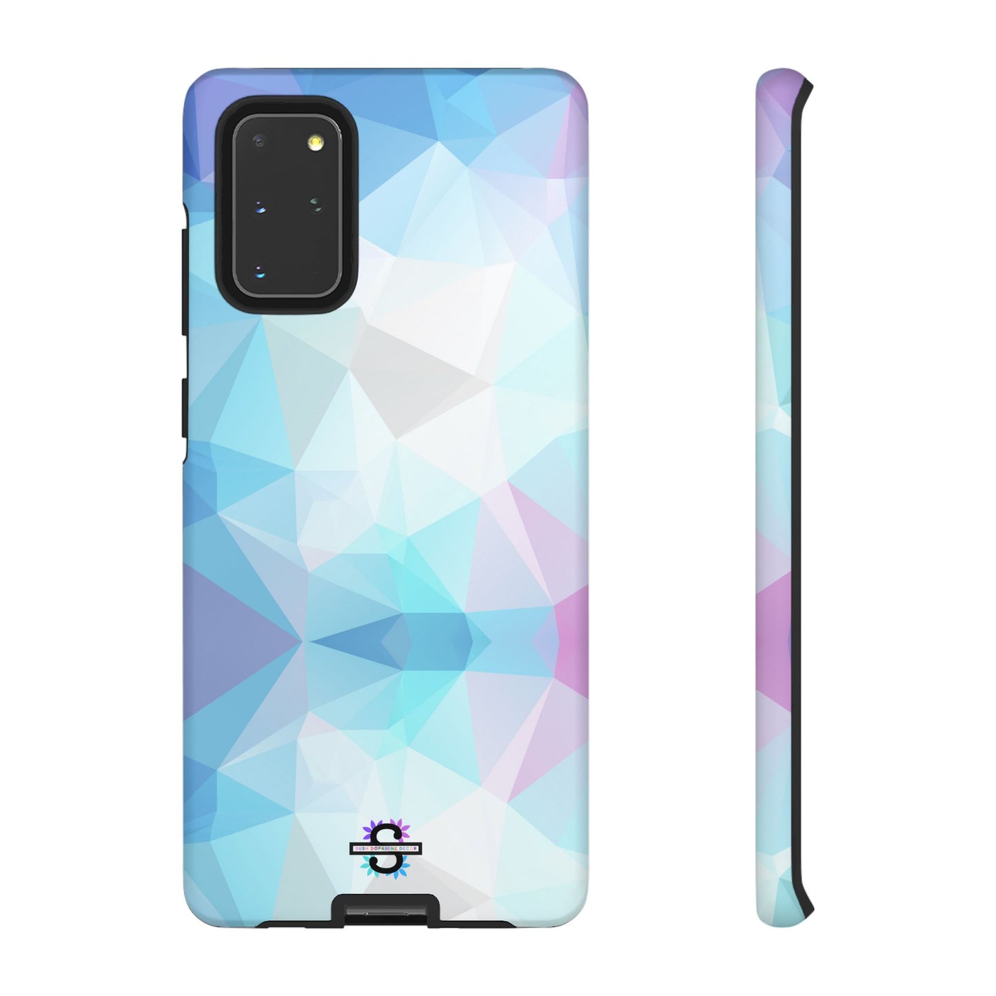 Geometric Blue Phone Cover