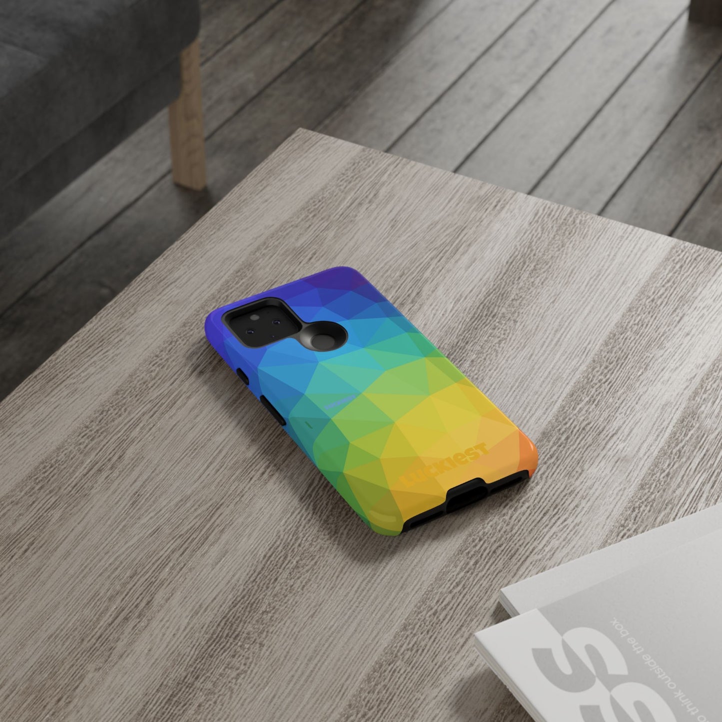 Chromatic Geometric Phone Cover | Mobile Cover  | Luckiest person alive subliminal