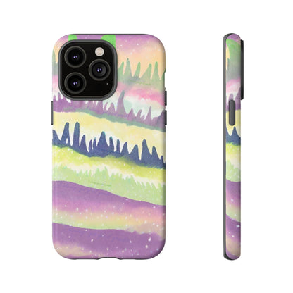 Limited Edition | Subliminals for good grades | Beautiful Abstract Landscape Phone Case – Nature Design Mobile Cover with Dual Protection