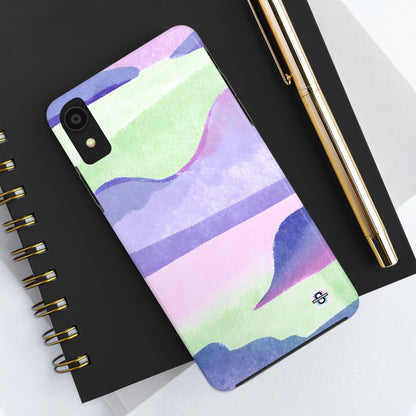 Vibrant Defenders: Amazing Pink Green Purple Blue Tough Phone Case | Mobile coversSush Dopamine Decor