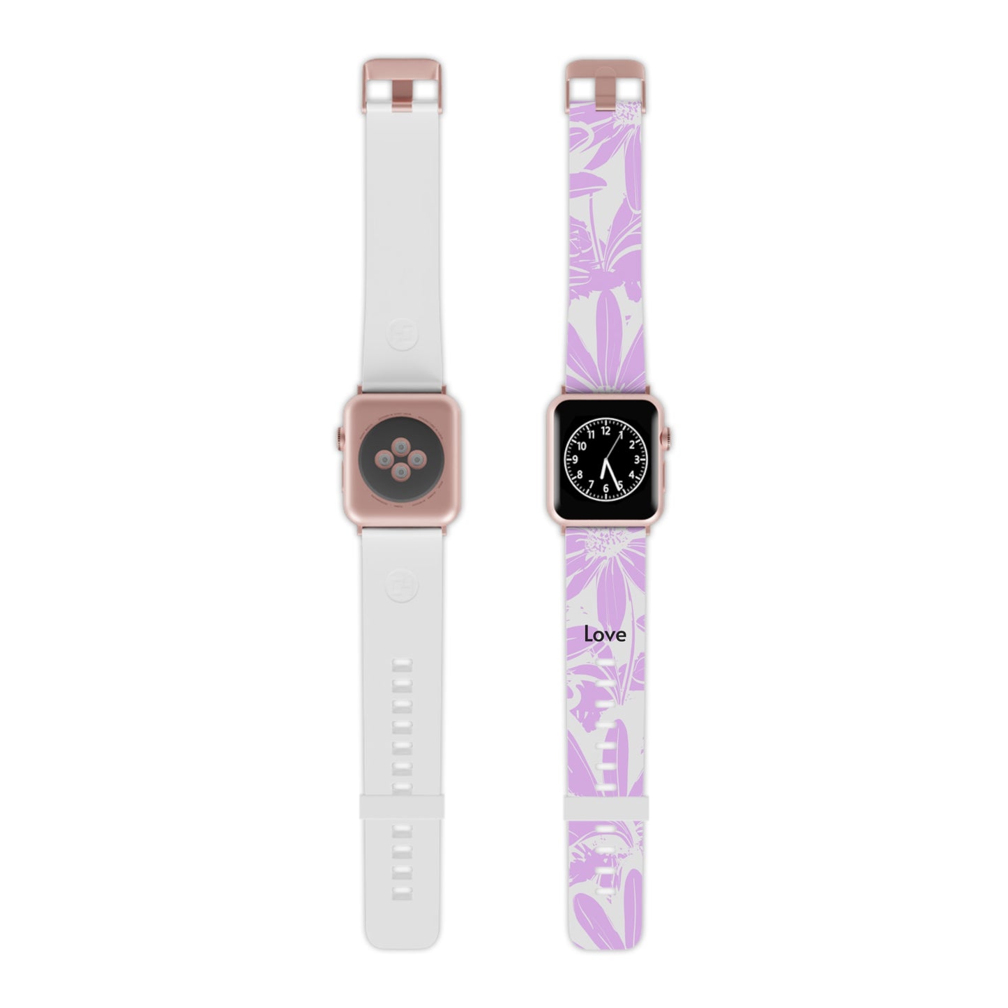 Pink Watch Band for Apple Watch, Rose Gold