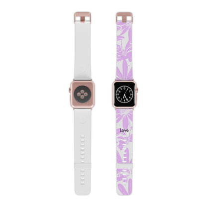 Pink Watch Band for Apple Watch, Rose Gold