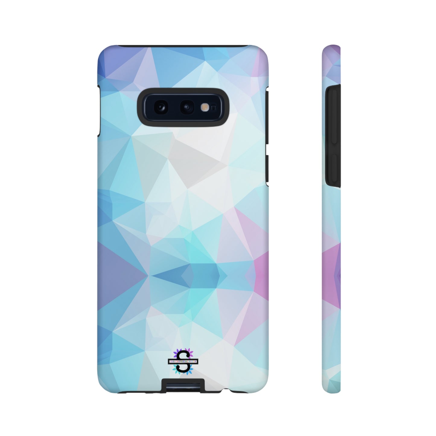 Geometric Blue Phone Cover