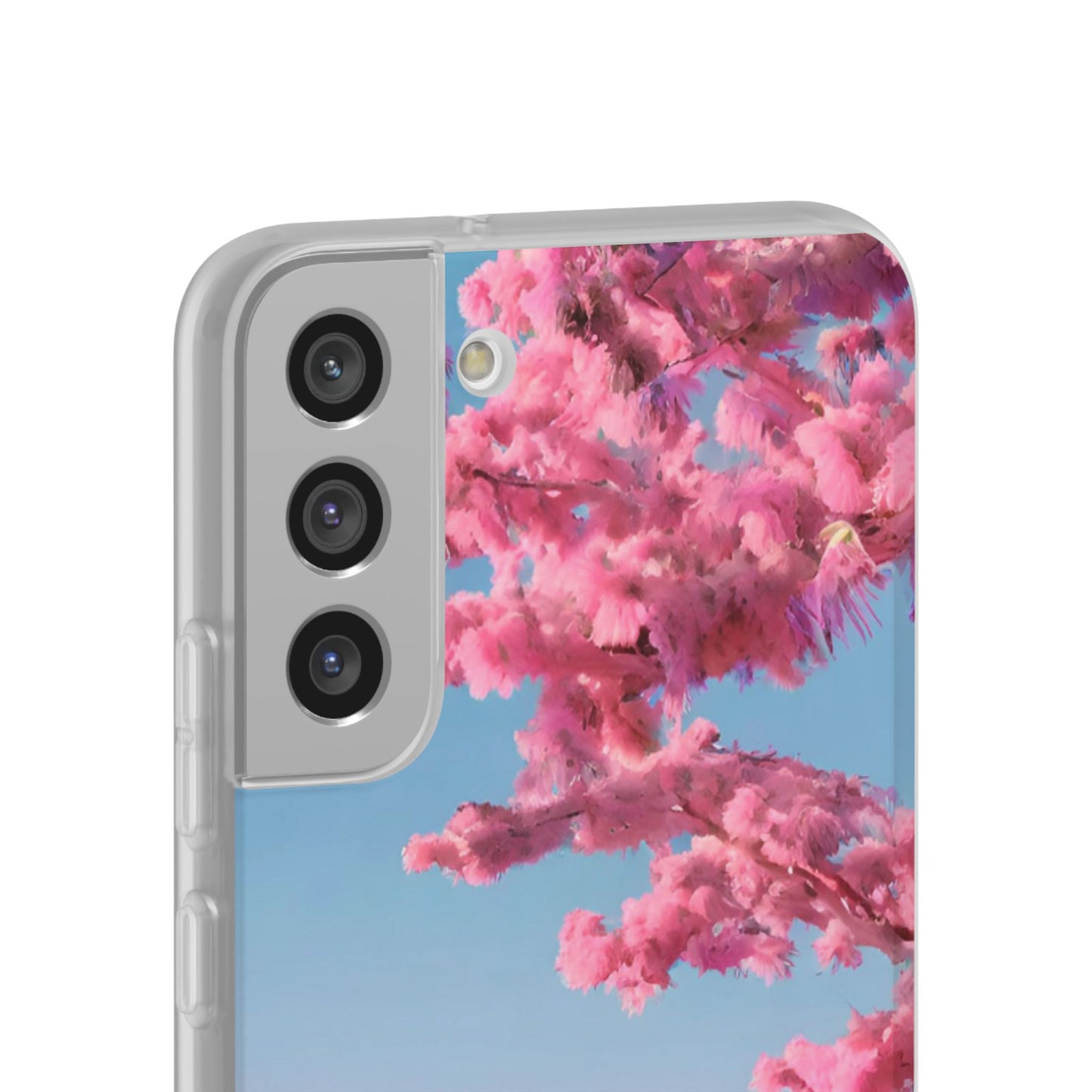 Flexi Pink landscape cherry blossom Phone case | Mobile cover