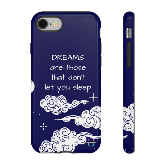 Limited Edition | Royal Blue Phone Case with Motivational Quote – Cloud Design Slim Protective Cover with Dual Layer Protection | Success Subliminals | Motivational Quote