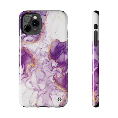 Purple White gold marble Tough Phone Case | Mobile cover