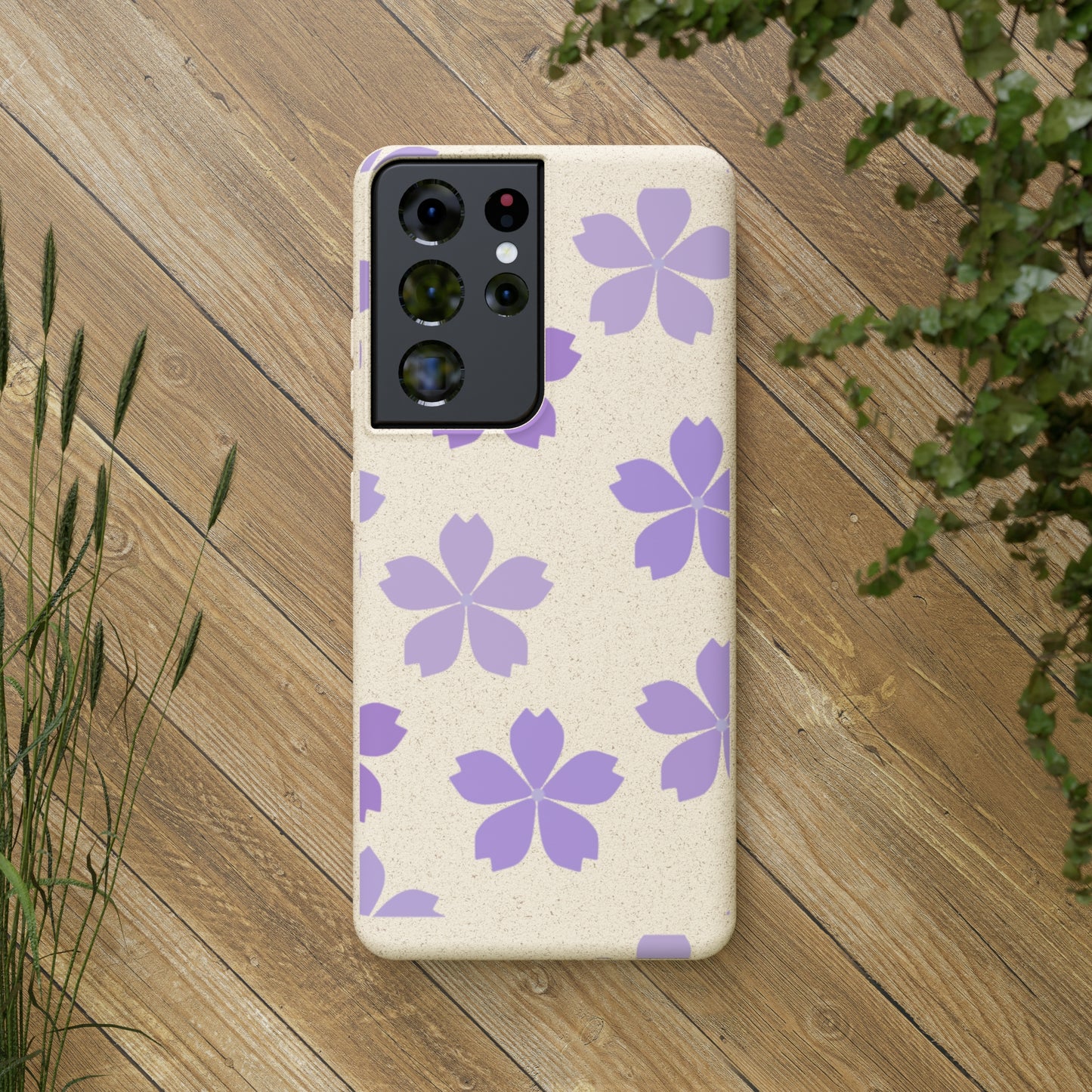 Eco friendly Purple Lavender Floral Design Phone case