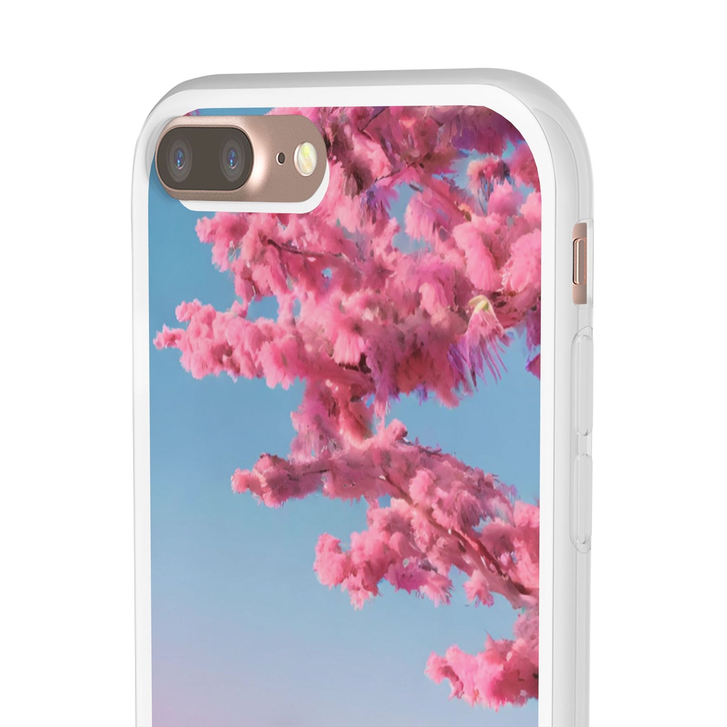 Flexi Pink landscape cherry blossom Phone case | Mobile cover