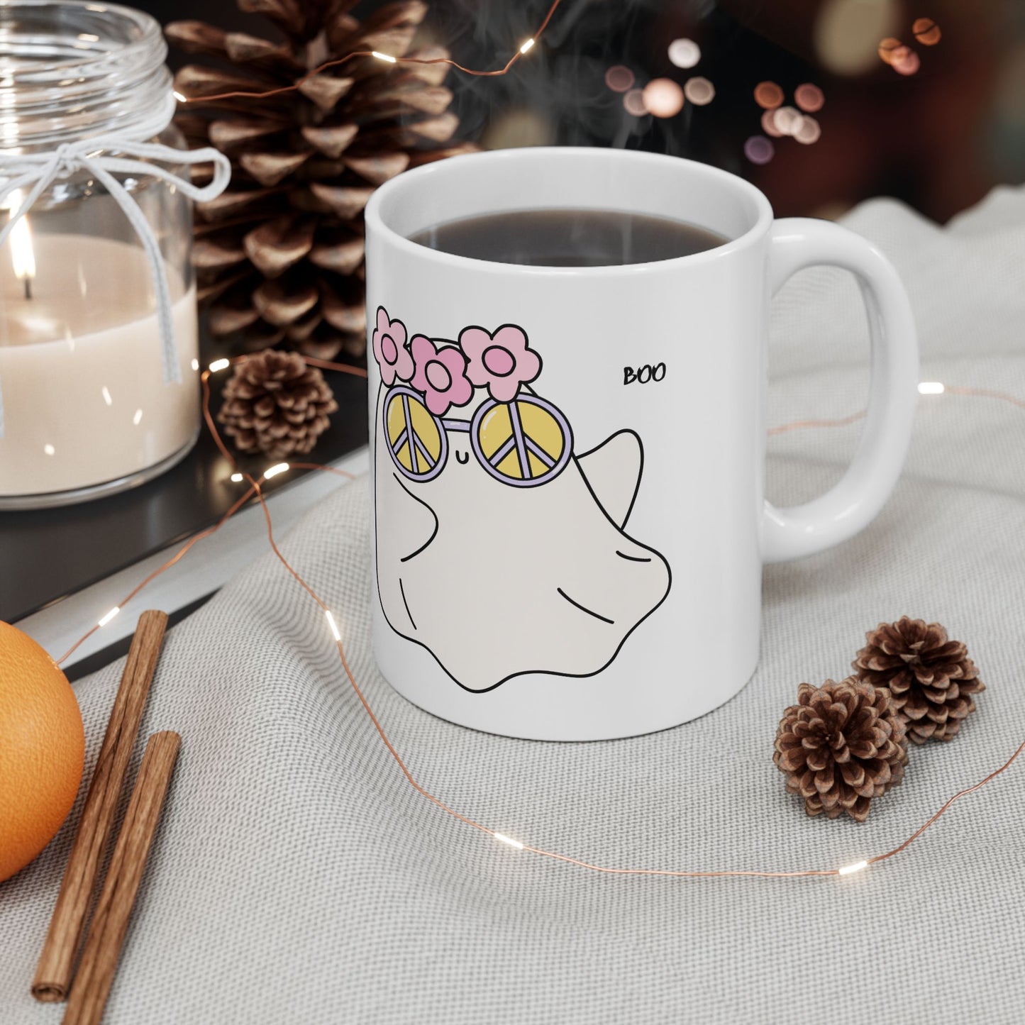 Adorable Ghost Halloween Mug