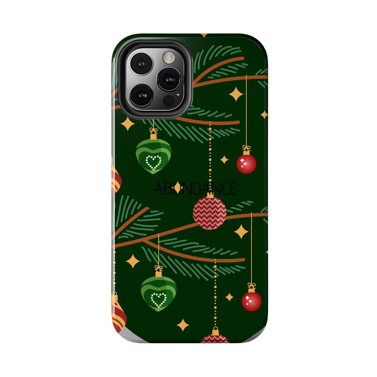 Cute Christmas print Mobile cover | Subliminal messaging to attract abundance| Manifest Abundance