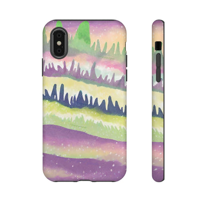 Limited Edition | Subliminals for good grades | Beautiful Abstract Landscape Phone Case – Nature Design Mobile Cover with Dual Protection