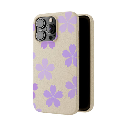 Eco friendly Purple Lavender Floral Design Phone case