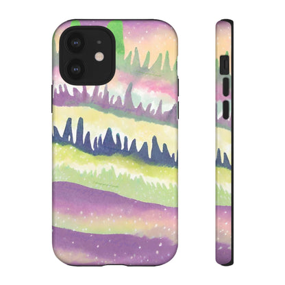 Limited Edition | Subliminals for good grades | Beautiful Abstract Landscape Phone Case – Nature Design Mobile Cover with Dual Protection
