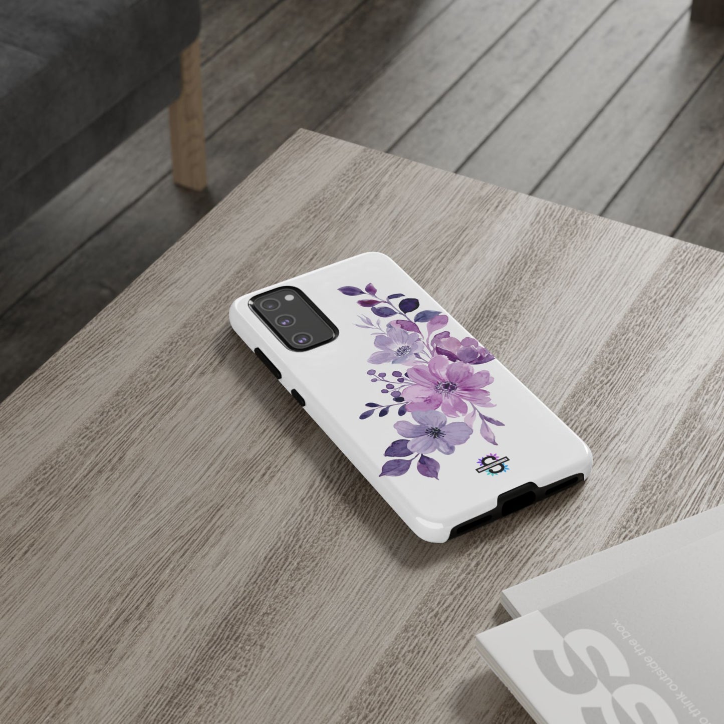 Limited Edition Floral Purple Phone Case | Prosperity Subliminals | Protective Hard Cover | Exclusive Collector's item