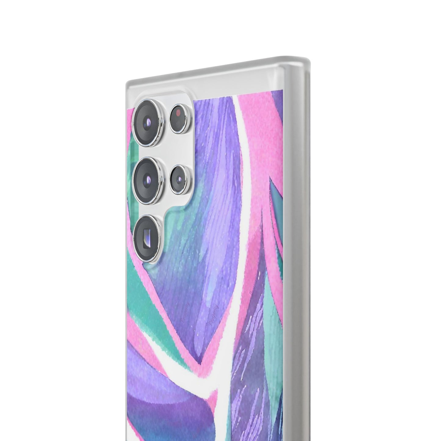 Subliminals for Prosperity | Purple Blue Green Pattern Phone cover | World's first Subliminals Brand | Sush Dopamine Decor