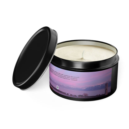 Sunset Gradient Candle, Evergreen. Fresh Coffee smell, Mango Coconut Smell. Spa Retreat, Vanilla Bean, Peace subliminal messaging