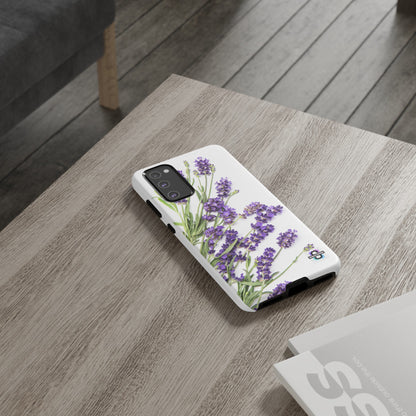 Lavender Print Hard Phone Cover, Mobile case