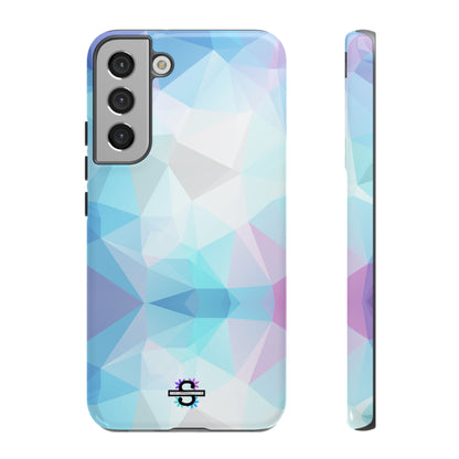 Geometric Blue Phone Cover