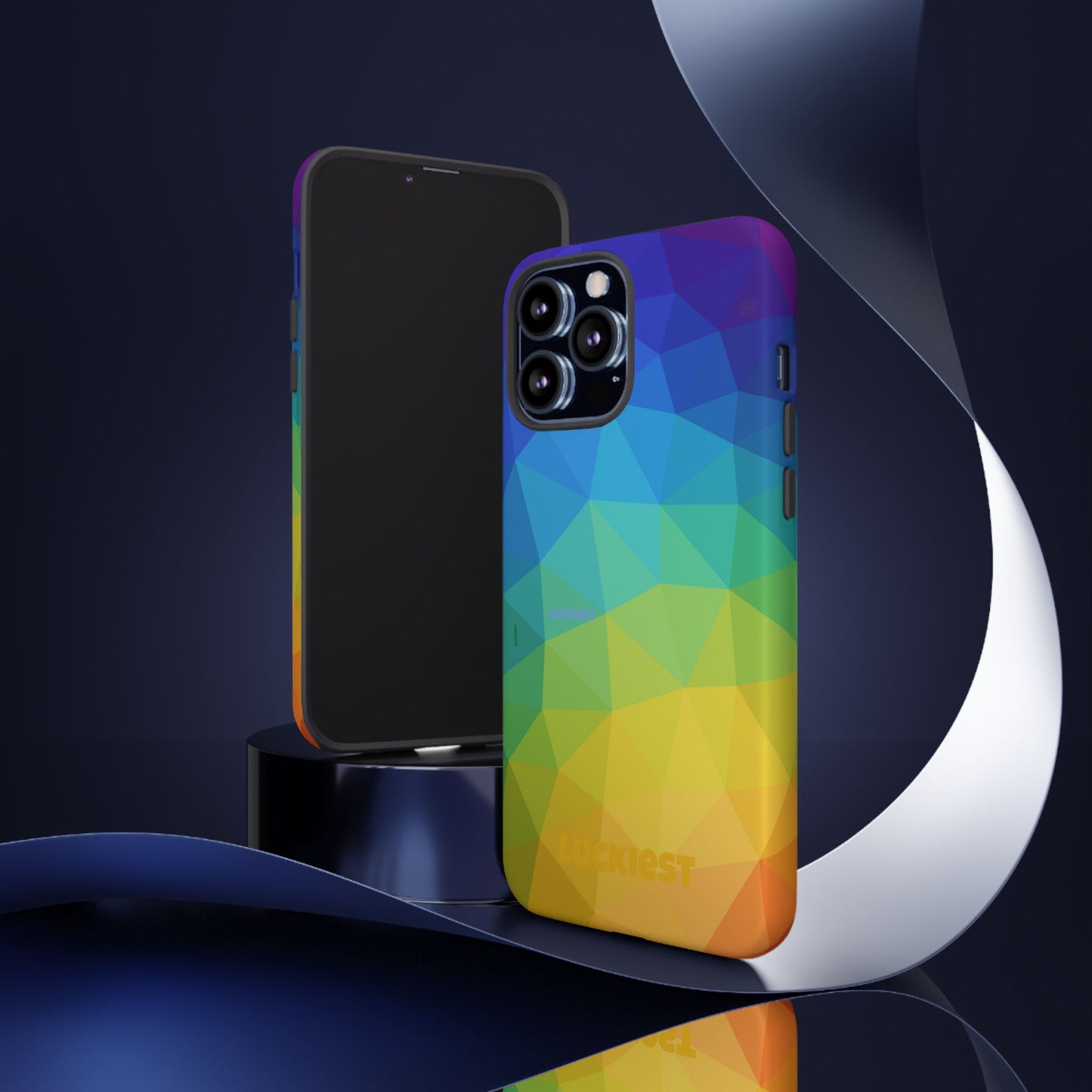 Chromatic Geometric Phone Cover | Mobile Cover  | Luckiest person alive subliminal