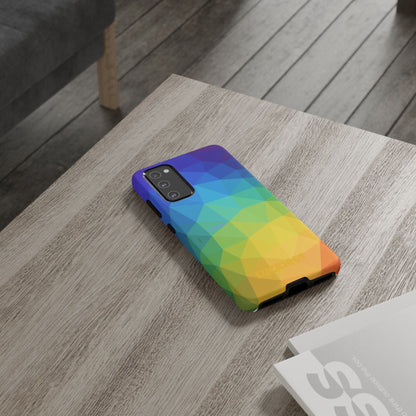 Chromatic Geometric Phone Cover | Mobile Cover  | Luckiest person alive subliminal