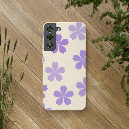 Eco friendly Purple Lavender Floral Design Phone case