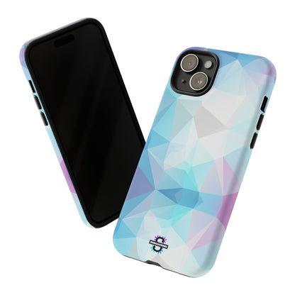 Geometric Blue Phone Cover