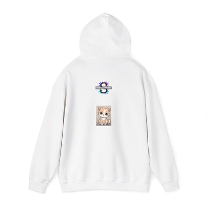 Unisex Cat Hoodie for Clear Skin | Cute Innocent Cat Print | Subliminals for clear skin | Limited Edition
